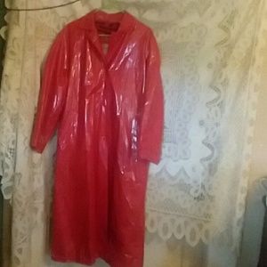 RED RAIN/ALL WEATHER COAT